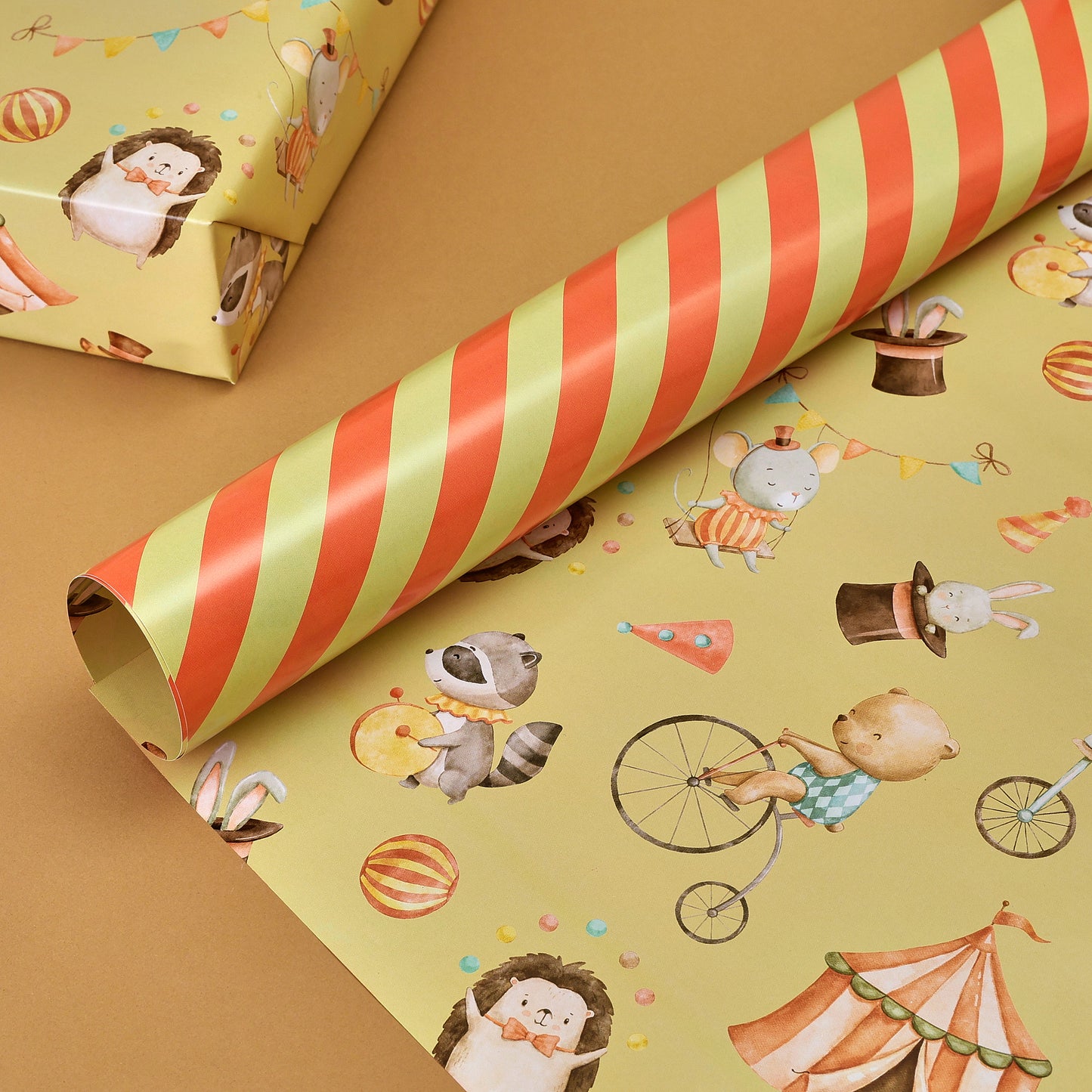 CARNIVAL CHARM REVERSIBLE GIFT WRAPPING SHEETS