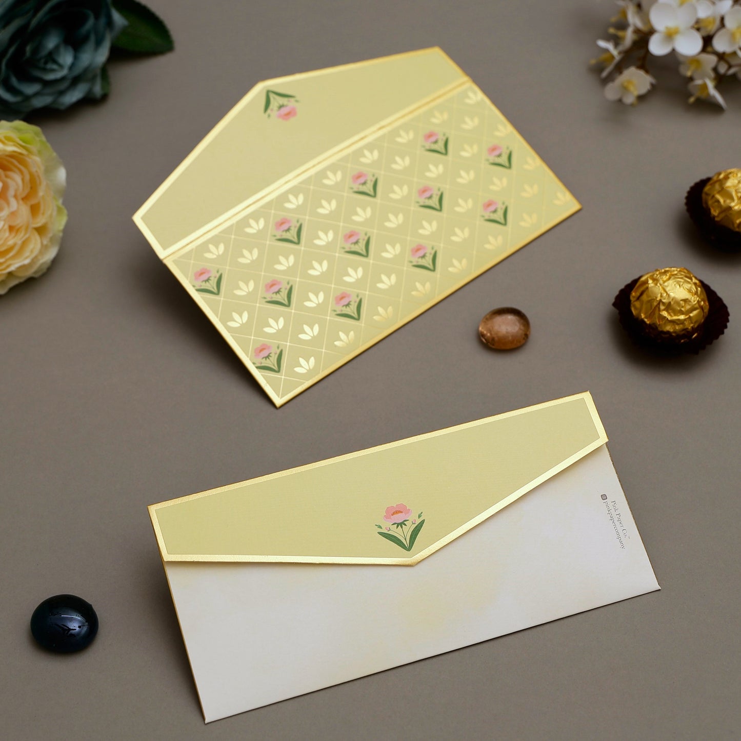 GOLDEN BLOOM – LUXURY MONEY ENVELOPES