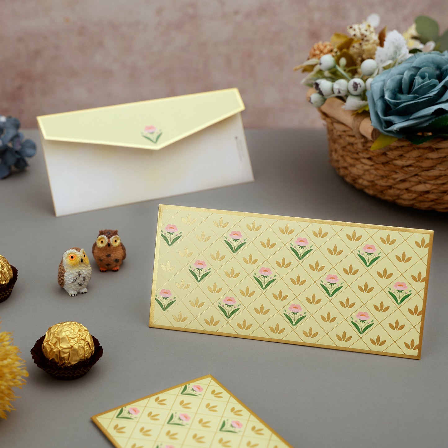 GOLDEN BLOOM – LUXURY MONEY ENVELOPES