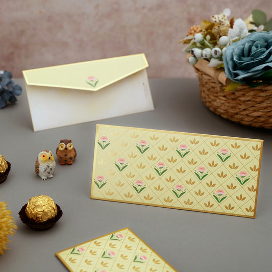 GOLDEN BLOOM – LUXURY MONEY ENVELOPES