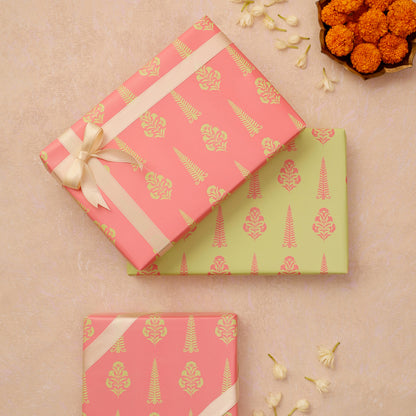 UTSAV REVERSIBLE GIFT WRAPPING SHEETS