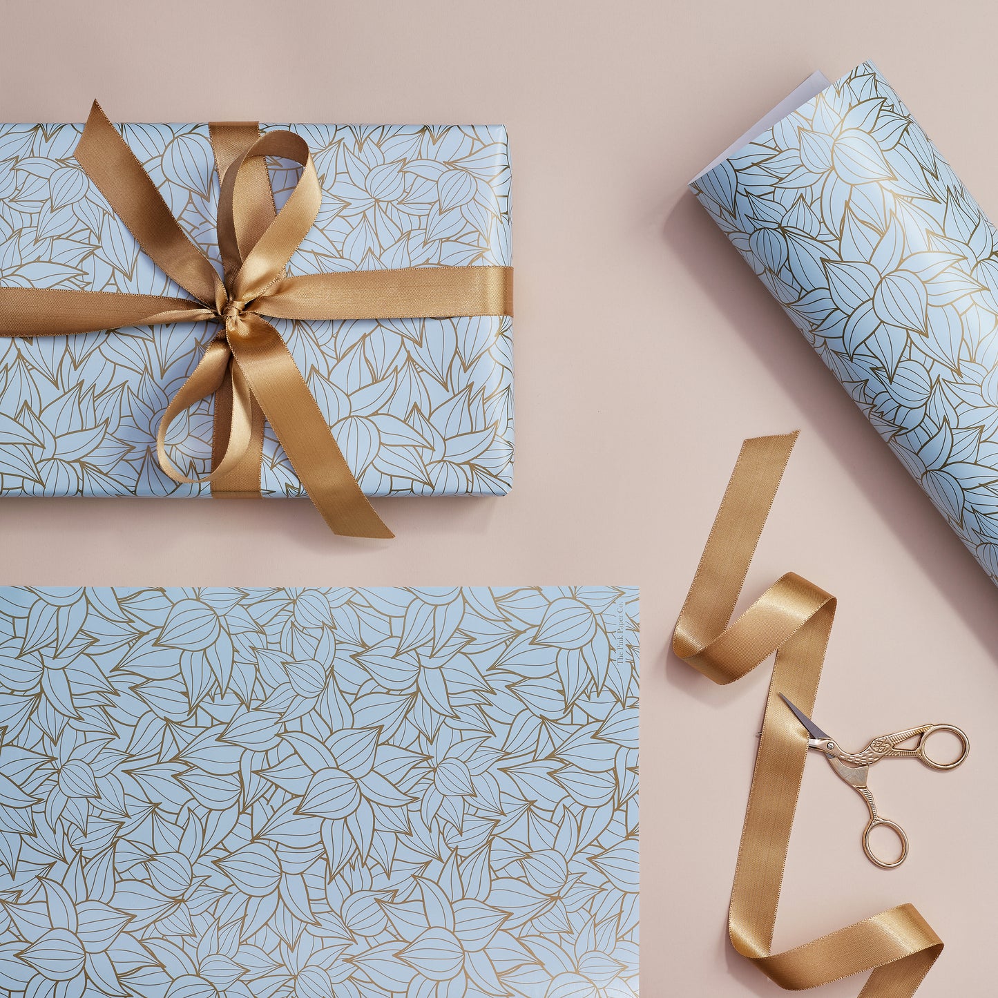 BLUE PETALS WRAPPING SHEETS