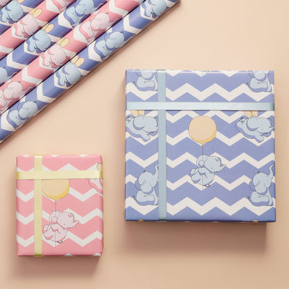 ELLIE REVERSIBLE KIDS GIFT WRAPPING SHEETS