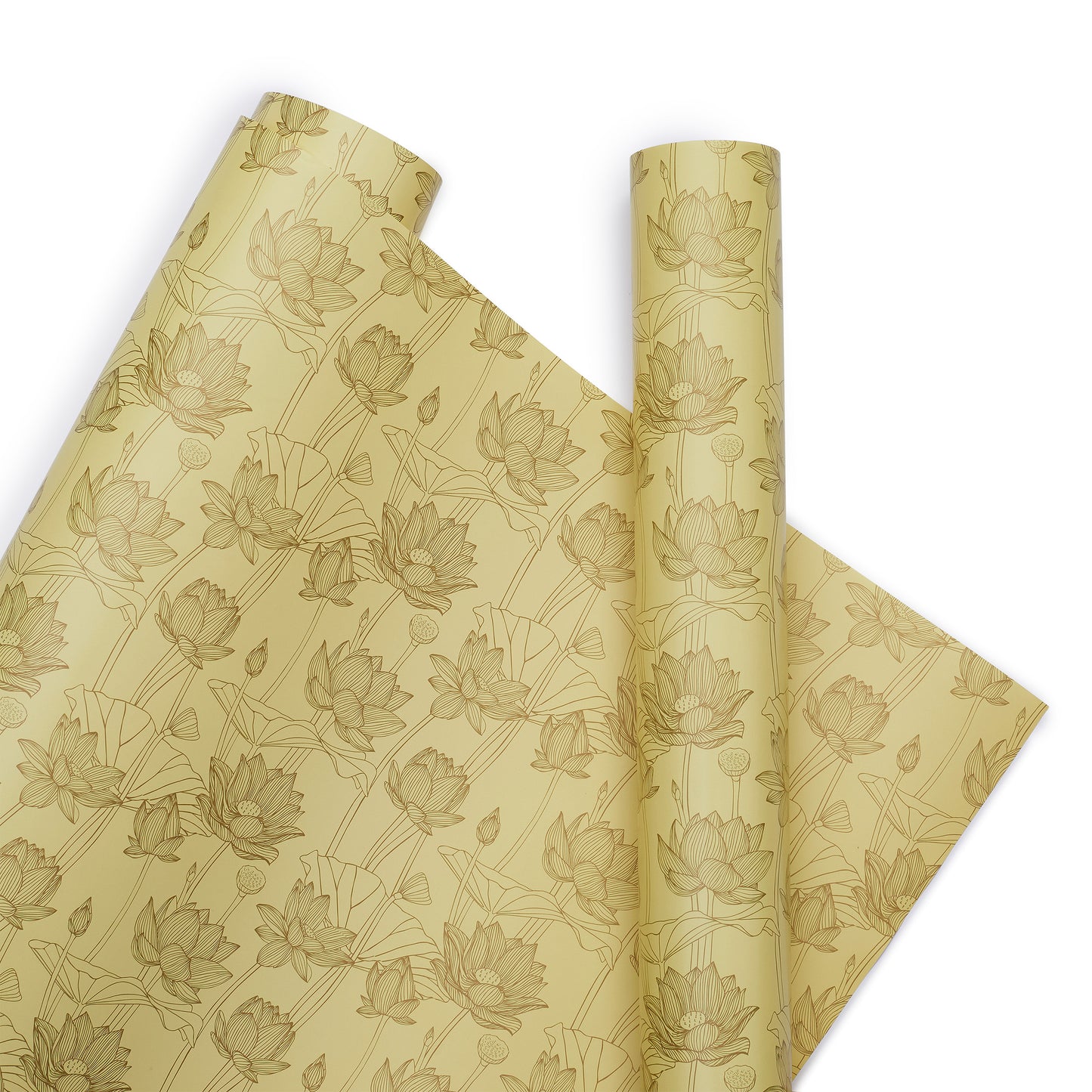 SOFT YELLOW BLOOM GIFT WRAPPING SHEETS