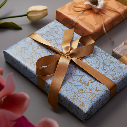 BLUE PETALS WRAPPING SHEETS