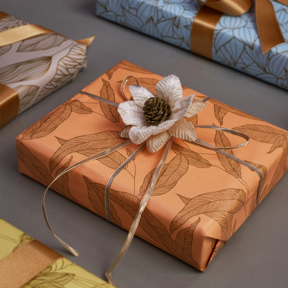 PEACH PASTEL GIFT WRAPPING SHEETS