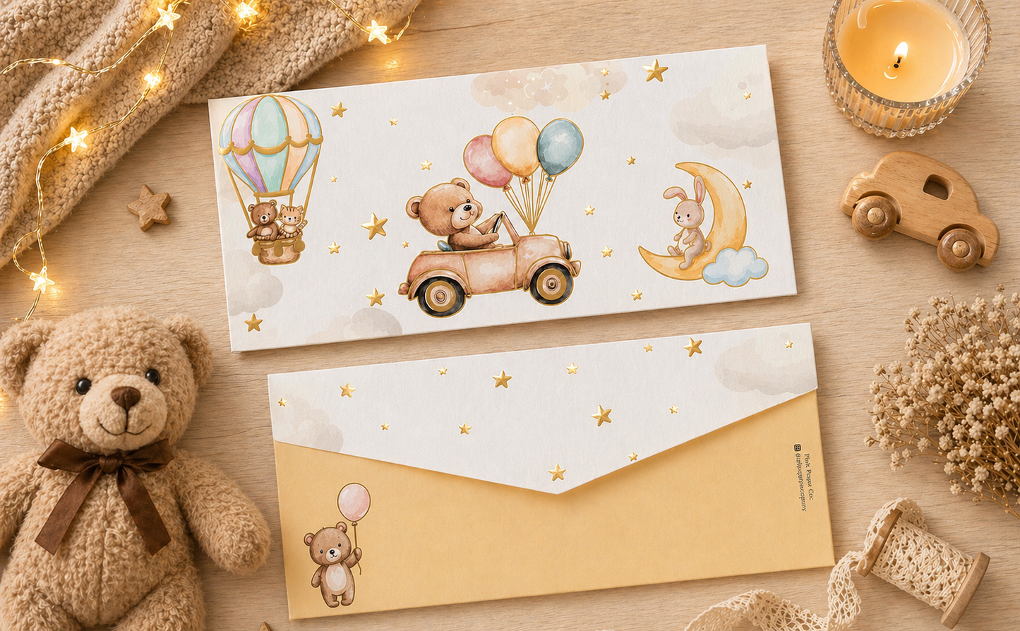 LITTLE BEAR KIDS MONEY ENVELOPES