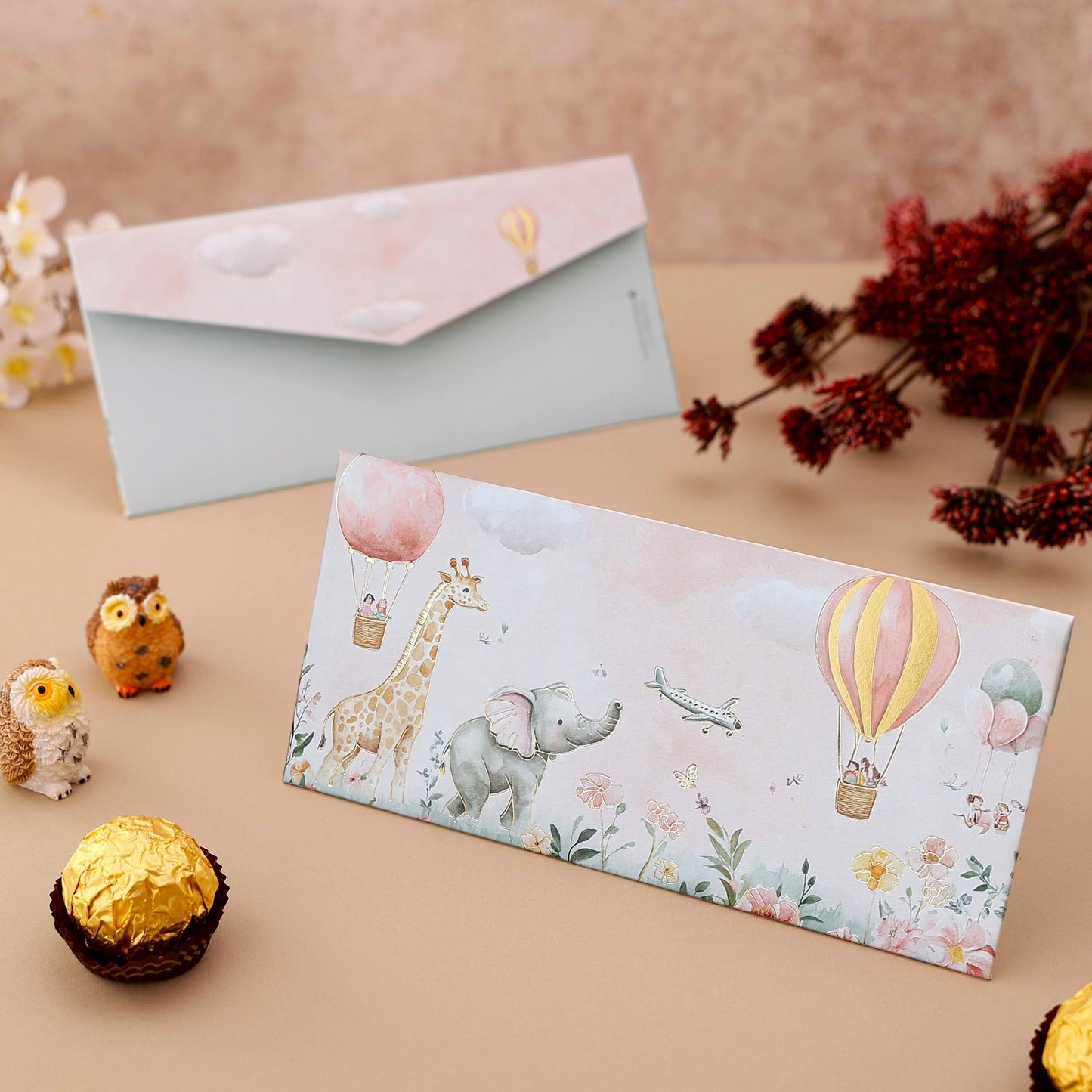 PINK MEADOW KIDS MONEY ENVELOPES