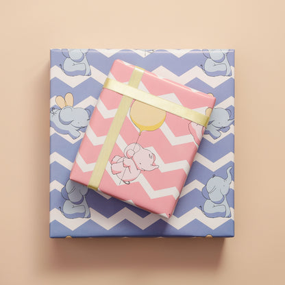 ELLIE REVERSIBLE KIDS GIFT WRAPPING SHEETS