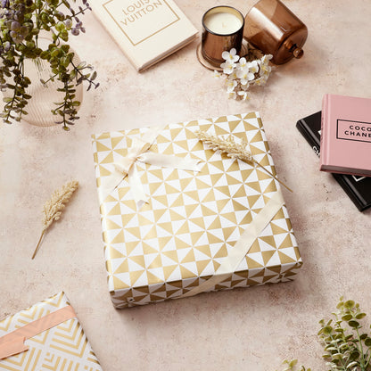 TIMELESS GOLD GIFT WRAPPING SHEETS
