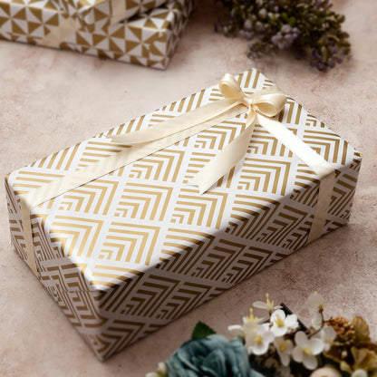 TIMELESS GOLD GIFT WRAPPING SHEETS