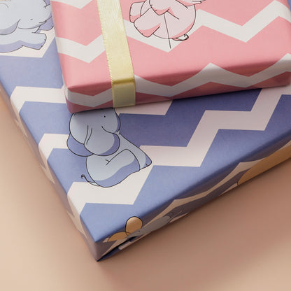 ELLIE REVERSIBLE KIDS GIFT WRAPPING SHEETS