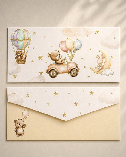 LITTLE BEAR KIDS MONEY ENVELOPES