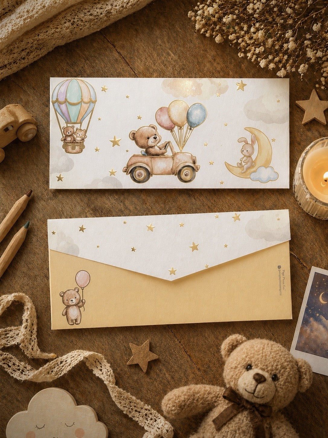 LITTLE BEAR KIDS MONEY ENVELOPES