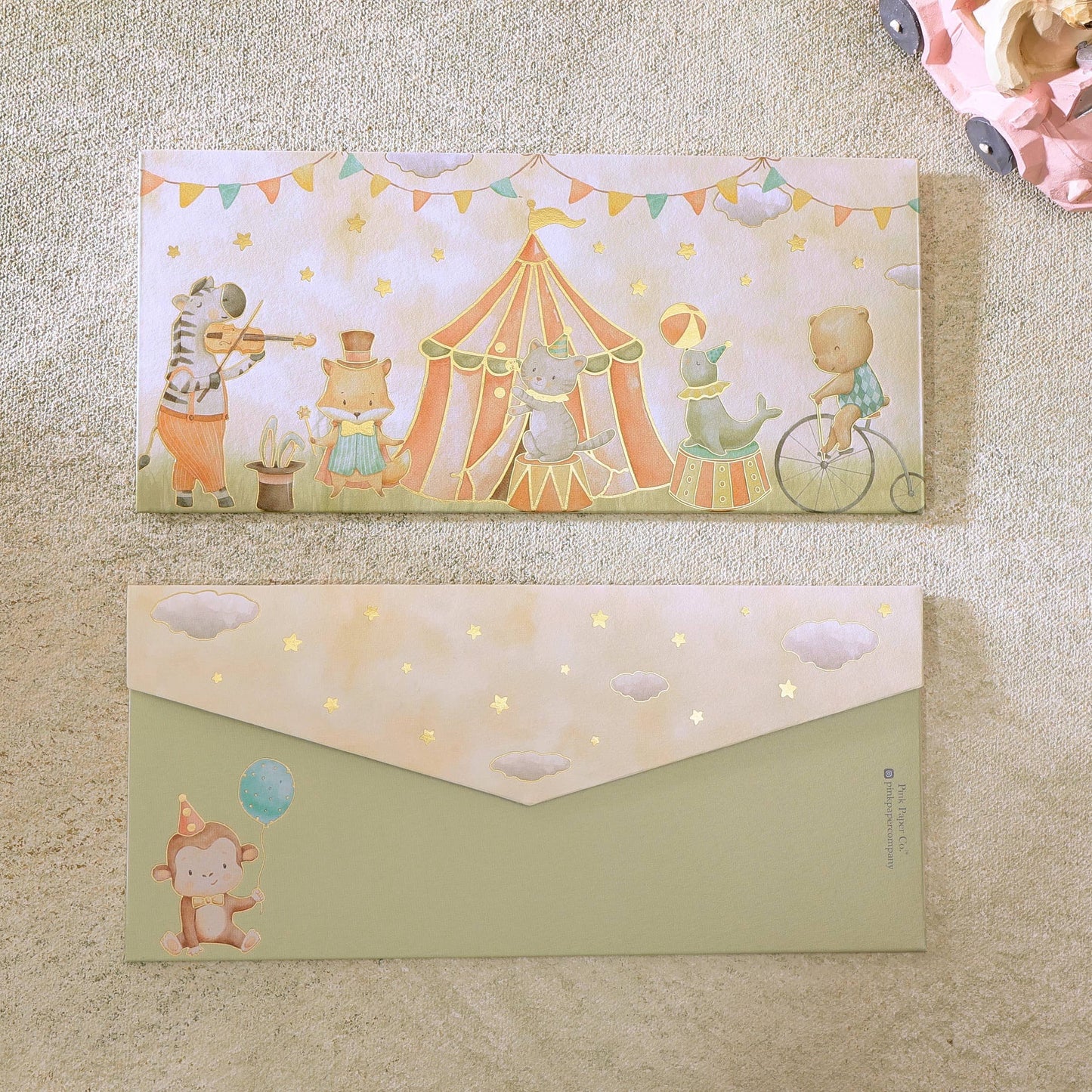 CARNIVAL CHARM KIDS MONEY ENVELOPES