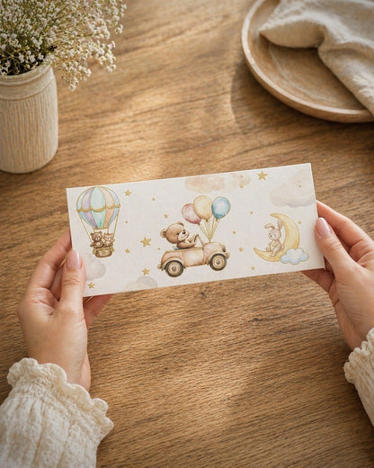 LITTLE BEAR KIDS MONEY ENVELOPES