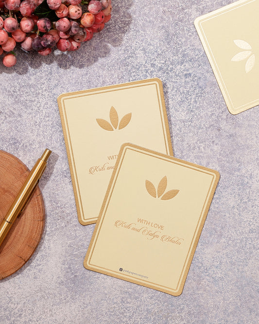 GOLDEN BLOSSOM GIFT TAGS