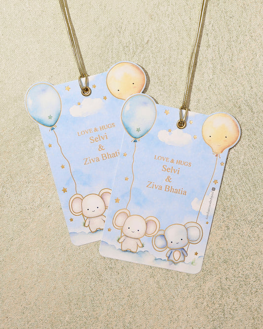 BALLOON BUDDIES KIDS HANGING GIFT TAGS