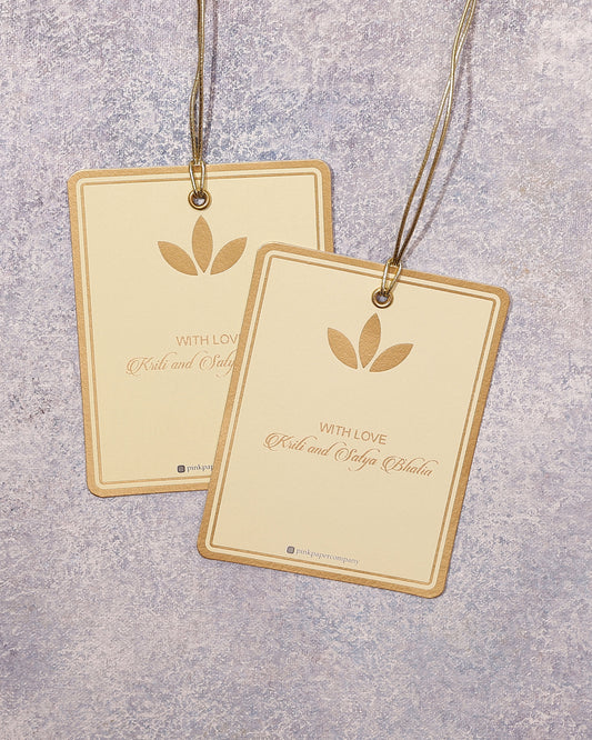 GOLDEN BLOSSOM HANGING GIFT TAGS