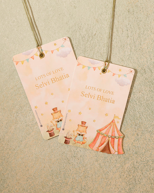 CARNIVAL CHARM KIDS HANGING GIFT TAGS